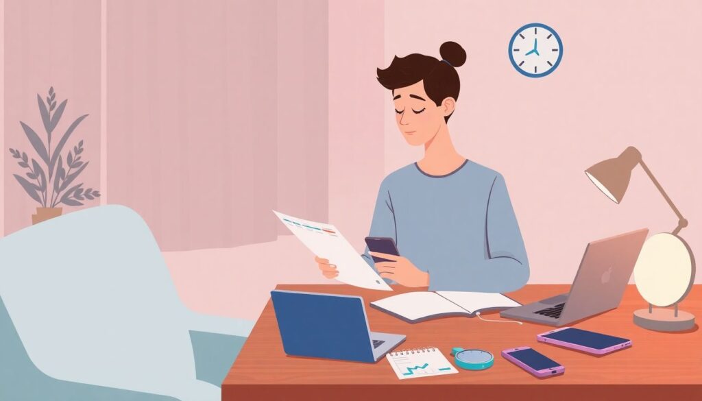 Цифровая усталость: как гаджеты и постоянная подключённость меняют мозг и сон - иллюстрация