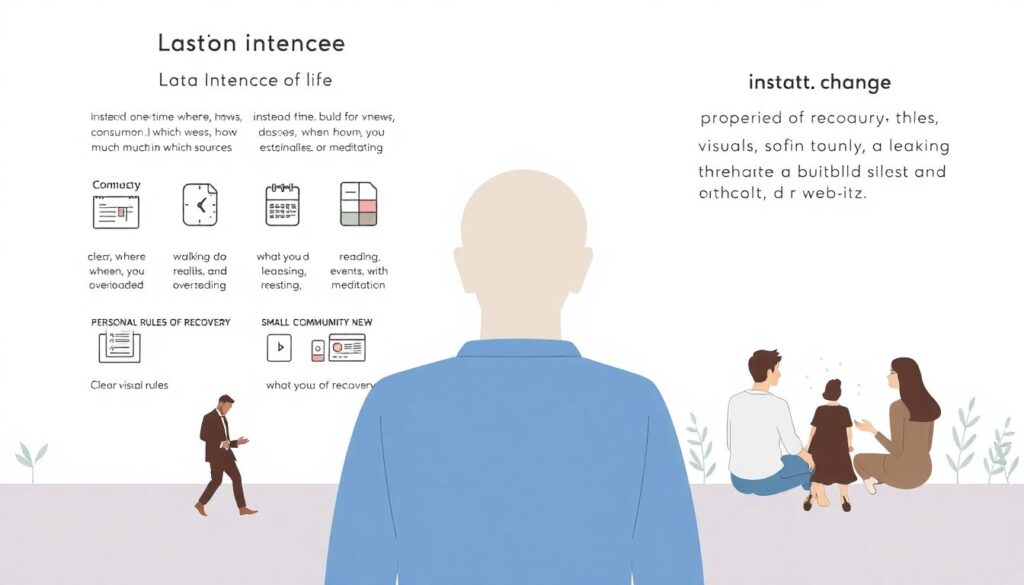 Психологическое выгорание от новостного фона: как сохранить ментальное здоровье в эпоху бесконленных кризисов - иллюстрация