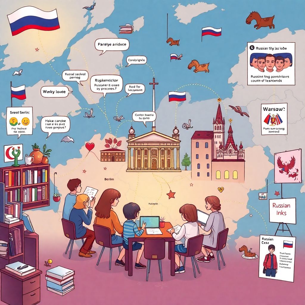 Русский язык за рубежом: как диаспоры меняют культурную карту Европы и Азии